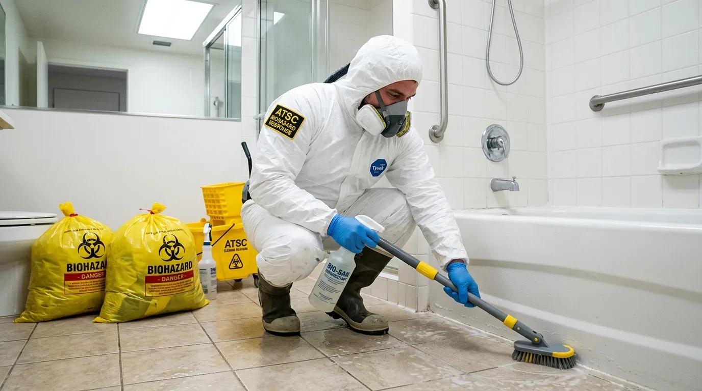 Decontamination equipment deployed for Blood Cleanup in Conley